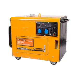 DingQi High Quality 220V 380V 4500W Diesel Generator with Copper Wire Motor