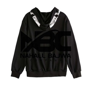 เสื้อฮู้ดผ้าฝ้ายพิมพ์ลายที่กำหนดเองขนแกะเสื้อฮู้ดปากีสถาน - Product Image 3