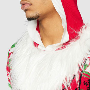 Sweat à capuche en polaire pour homme adulte au design unique, 100% coton, léger, durable, avec poche, impression numérique, broderie - Product Image 3