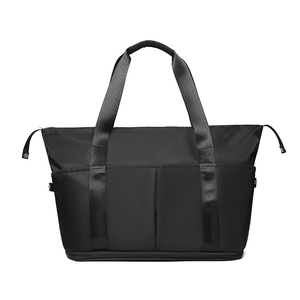 Bolsa de lona plegable de poliéster Oxford impermeable de alta calidad de gran capacidad para mujer para viajes, deportes, gimnasio, zapatillas de negocios - Product Image 2