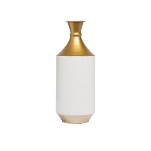 Produit le plus vendu Vase à fleurs au design personnalisé Centres de table Vases à fleurs en métal Pot de fleurs à finition antique - Product Image 1