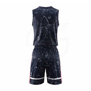 2025 nuevo diseño transpirable verano baloncesto uniformes Unisex hombres personalizados deportes Casual Conjunto personalizado Color personalizado sin mangas 100% - Product Image 2