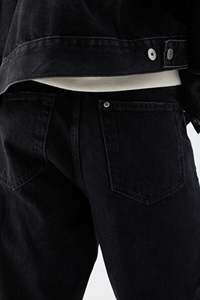 Jean droit vintage confortable, durable et léger pour homme – Idéal pour l'été et les aventures en plein air - Product Image 4