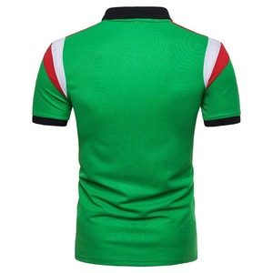 Polo personalizado de color sólido, ligero, manga corta, logotipo personalizado, superventas, transpirable, de talla grande, Polo para hombre - Product Image 4