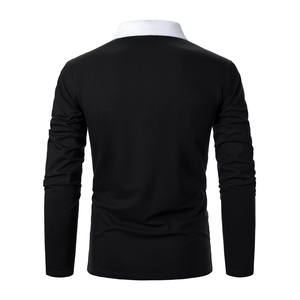 Polos de LICRA de poliéster con estampado bordado personalizado, uniformes deportivos transpirables de secado rápido, polos de trabajo corporativo para hombres - Product Image 3