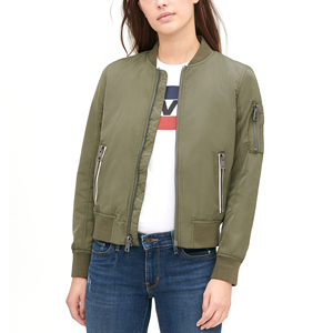 High Quality Custom Plus Size Coated <b>Thin</b> Satin Women's Varsity <b>Jacket</b> Casual <b>Waterproof</b> Lightweight Windbreaker Autumn Season - Product Image 2