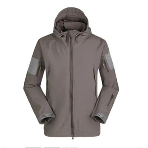 Veste coupe-vent softshell pour homme personnalisée printemps-hiver avec logo frontal respirante et imperméable - Product Image 4