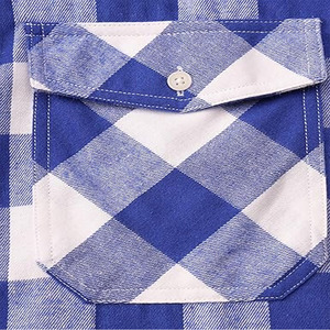 Chemise en flanelle pour homme au design élégant, légère, en vente chaude, anti-rides, confortable, respirante, de haute qualité - Product Image 4