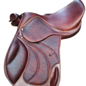 L'exportateur indien propose des selles de dressage de type anglais de haute qualité Selle de saut en cuir confortable pour l'équitation Western - Product Image 1