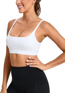 Sujetador Deportivo Ligero ecológico de alto apoyo para mujer, cuerdas totalmente ajustables, sujetador de gimnasio de entrenamiento de cobertura completa sin costuras - Product Image 3