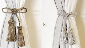 Luxurious Tie Back Curtain Rope with Tassels Available in 10 Colours, Perfect for Home Decoration - Product Image 2