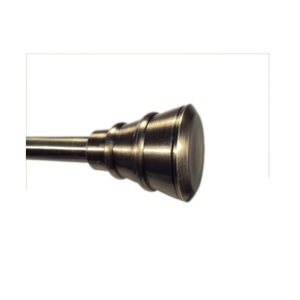 ชุดโบราณโลหะคุณภาพสูง 2 ชิ้นผ้าม่าน Finials วงเล็บก้านสําหรับประตูและหน้าต่าง - Product Image 6