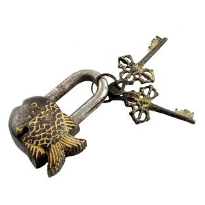 Candados de hierro de estilo vintage de alta calidad de aspecto antiguo Estilo de venta Premium Elegante para uso en villas en casa en precio al por mayor - Product Image 2