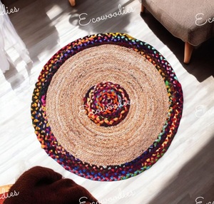 พรมปอกระเจาหลากสีเป็นมิตรต่อสิ่งแวดล้อม - Product Image 3