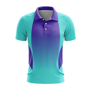 T-shirts d'été pour hommes respirants et légers en polyester 100% sublimé, vêtements décontractés - Product Image 5