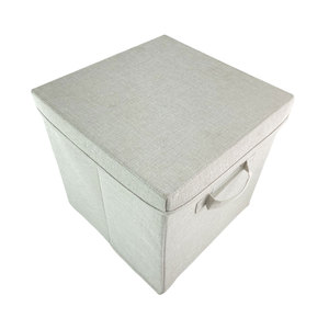 <b>Boxes</b> Fabric <b>Storage</b> Baskets With Rope Handles for Wardrobe Clothes <b>Collapsible</b> Large Fabric <b>Storage</b> Cube - Product Image 3