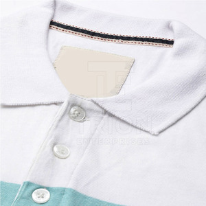 Polo de hombre de alta calidad, liso, de color sólido, tela transpirable, con logo personalizado, en venta. - Product Image 5