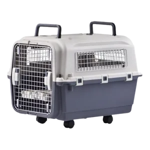 Plastic Airline Shipping Approved Pet Crates Kennel <strong>Cages</strong> Xxxl Dog Transport Box Portable Pet Carriers &amp; Travel Products - Product Image 1