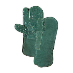 Gants de travail en cuir de vachette robuste, résistants à la chaleur, pour la sécurité industrielle, toutes saisons, détection des aiguilles, écologiques - Product Image 1