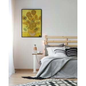 Póster del Museo de Ámsterdam con la pintura Girasoles de Van Gogh, 61x91,5 cm, Impresión en Papel de Natureza Muerta - Product Image 4