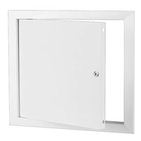 Porte de panneau d'accès verrouillable pour installation de grille de plafond d'atelier, épaisseur 10 mm, utilisation pour plafond/plafond de grenier en cloison sèche (24-24 pouces)