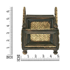 Luxury 4-Piece Wooden Coasters Unique <b>Holders</b> for Tea Cups Coffee <b>Mugs</b> Beer Bar Tumblers Water Glasses-Mats & Pads Wholesale - Product Image 2