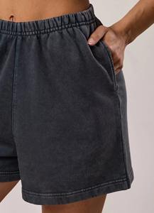 Nouveaux shorts de sport d'été pour femmes, 100% coton, coupe classique, taille élastique, séchage rapide, respirant, poches latérales hautes - Product Image 4