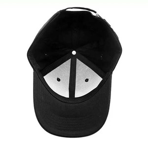 Custom Logo Black Color breathable Summer Streetwear High Quaity Sportswear Outdoor Baseball <b>Caps</b> - Product Image 3