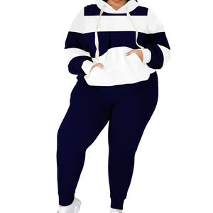 Dernier modèle de Survêtement Logo Personnalisé Grande Taille pour Femmes Survêtement Coupe-Vent en Coton Polyester - Product Image 1