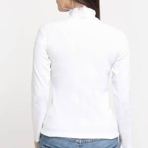 Women's High Quality Wool Cable Knit Vintage Pullover Winter <b>Thick</b> <b>Jumper</b> Mock Neck Raglan Sleeve Long Sleeves Autumn Tops Front - Product Image 3