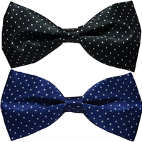 En gros, Nœuds papillon personnalisés pour mariage, formels, unis, en polyester et soie, faits main, réglables, respirants et à séchage rapide
