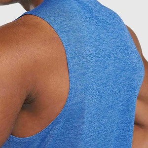 Vente en gros Logo personnalisé Débardeurs pour hommes Nouveau style de design de mode Gym Fitness Respirant Coton Sports Grande taille Tops Imprimé tricoté - Product Image 3