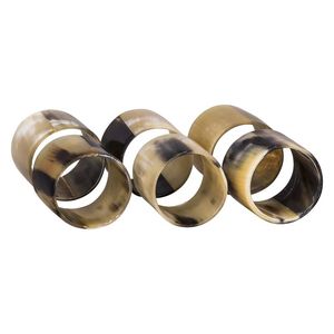 Servilletero de cuerno de vaca de lujo, pieza superior hecha a mano de mesa, Ágata única y pulida de alta calidad, precio al por mayor - Product Image 5