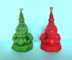 Vela Rahu 9Cm. Para Adoración Producto Decorativo y Luminoso Velas OEM De Tailandia - Product Image 6