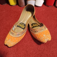 Sandales pour femmes QJ Impex de qualité supérieure, traditionnelles pakistanaises, multani, faites à la main, brodées, khussa, chaussures de mariage
