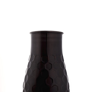 Diamant Noir Fabriqué À La Main 950ml Pur Cuivre Cuisine Récipient D'eau Écologique Verres En Vrac En Gros Taille Standard - Product Image 5
