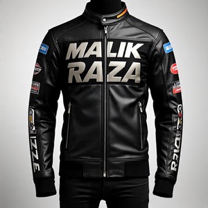 Chaqueta de motorista de cuero con diseño y tamaño personalizado | Servicio de etiqueta privada - Product Image 4