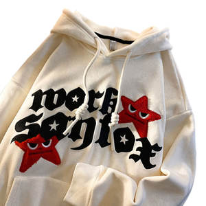 Vente en gros Pull personnalisé Street Wear Sweat à capuche avec impression bouffante pour hommes Design surdimensionné respirant pour l'hiver - Product Image 2