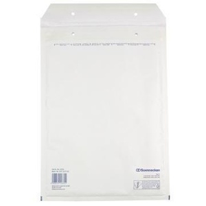 SOENNECKEN G/4 Enveloppes à bulles, lot de 100, papier kraft blanc avec fermeture autocollante - Product Image 1