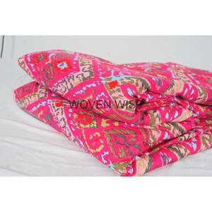 Tissu indien fait à la main en coton Jaipur Sanganeri tissu imprimé à la main matière première tissu pour robe vente en gros - Product Image 4