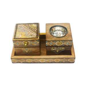 เตาหลอม mubakhara ทำด้วยมืองานไม้ใหม่สำหรับใช้ในบ้านสำนักงานมัสยิดกลิ่นหอม - Product Image 1