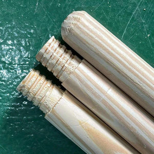 Manche en bois de pin naturel pour balai et vadrouille-Poli, robuste, tailles personnalisées disponibles - Product Image 1