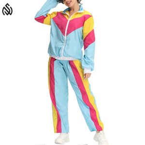 Survêtement Street wear Coupe-Vent Survêtement À Capuche Jogger Ensemble Ourlet Brut Coupe Bord Graphique Coupe-Vent Survêtement - Product Image 6