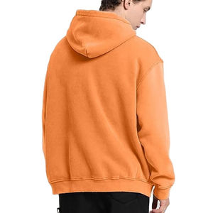 Sweat-shirt uni en gros pour hommes, 100% coton, uni, épais, en molleton français, lourd, surdimensionné, sweat-shirts pour hommes - Product Image 2