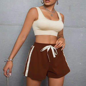 Pantalones cortos de algodón personalizados para mujeres, pantalones cortos de gimnasio, entrenamiento deportivo y pantalones para correr, pantalones cortos para mujeres - Product Image 4