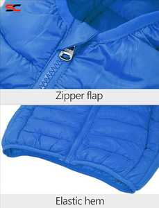 Doudoune légère pour enfants Manteau à bulles compressible Manteaux en coton avec fermeture éclair Vêtements d'extérieur à capuche Remise sur les soldes - Product Image 5