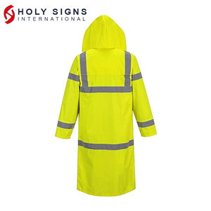 Men's Custom Winter <b>Work</b> Jacket High Visibility Orange Reflective Safety Features <b>Waterproof</b> Construction <b>Work</b> Wear Outdoor Logo - Product Image 3