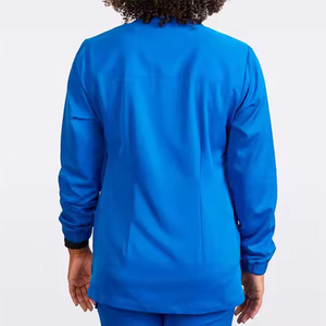 Haute qualité tissu doux Spandex Polyester infirmière hôpital uniforme vêtements médicaux uniformes Salon de beauté gommage haut pantalon ensembles - Product Image 4