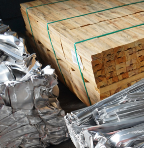 Chatarra de aluminio bronce no secundaria 99.8% al por mayor 6063 / Chatarra de aluminio en alambre / Chatarra de llantas de aleación - Product Image 1