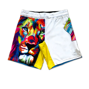 Oversize Polyester Mma Shorts Hommes Haute Qualité Boxe Entraînement Combat Mma Shorts De Boxe Hommes Polyester Mma Shorts Oversize - Product Image 5